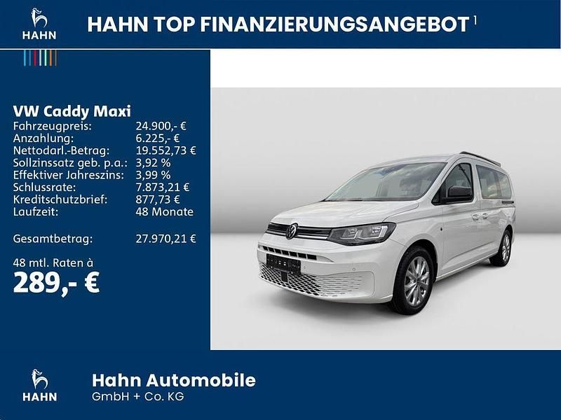 Gebraucht VW Caddy Maxi Life 122 PS (89 kW) 2022 Weiß Van / Kleinbus