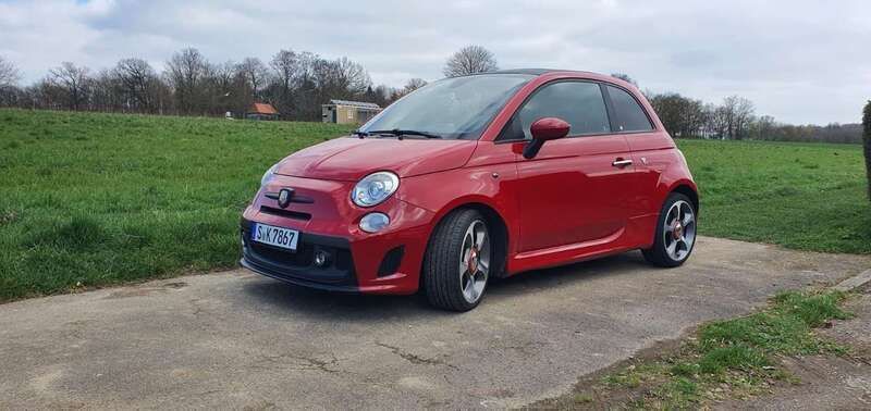 Rot Gebraucht 2012 Abarth 500C Cabrio | 10.650 € (Guter Preis) - Bild 1/4