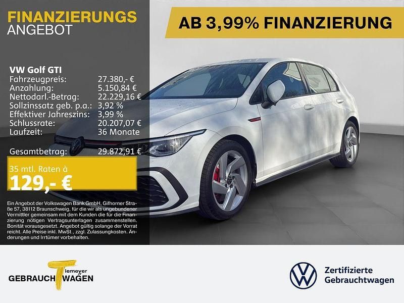 Gebraucht VW Golf VIII GTI 245 PS (180 kW) 2024 Weiß Limousine