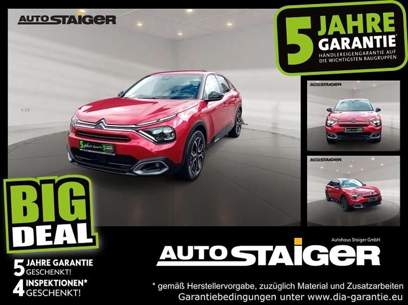 Rot Gebraucht 2022 Citroën e-C4 Shine Limousine | 16.499 € (Superpreis) - Bild 1/4