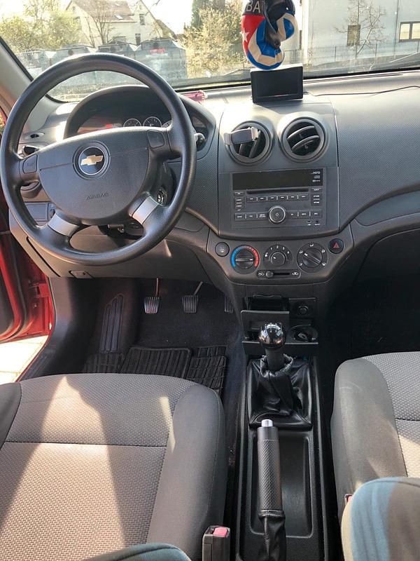Gebraucht Chevrolet Aveo 2010 Rot Kleinwagen