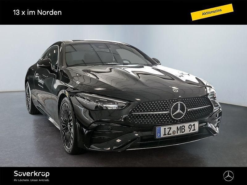 Schwarz Gebraucht 2025 Mercedes CLE220 AMG Coupé | 61.450 € (Teuer) - Bild 1/4