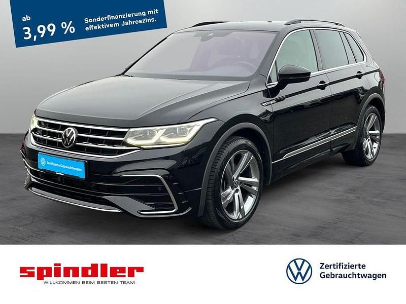 Deep black perleffekt Gebraucht 2022 VW Tiguan R-line SUV | 33.280 € (Fairer Preis) - Bild 1/3
