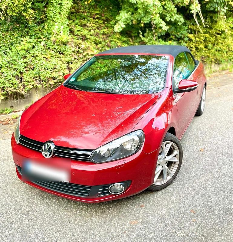 Rot Gebraucht 2012 VW Golf Cabriolet Cabrio | 6.990 € (Fairer Preis) - Bild 1/4