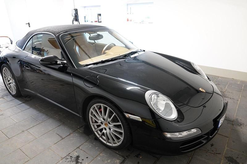 Schwarz Gebraucht 2007 Porsche 911 Carrera 4S Cabriolet Cabrio | 56.950 € (Superpreis) - Bild 1/4