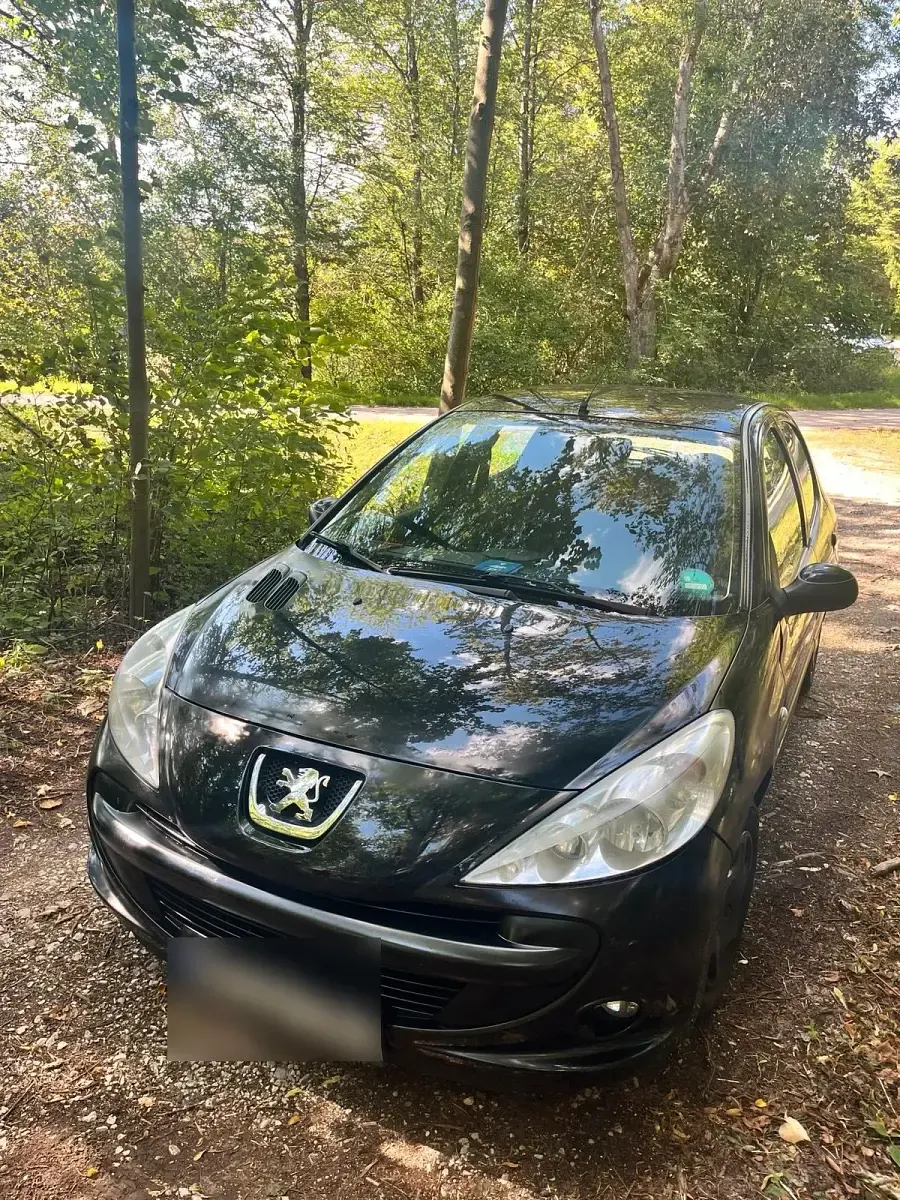 Gebraucht Peugeot 206 75 PS (55 kW) 2010 Schwarz Kleinwagen