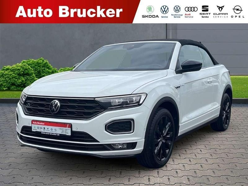Weiss Gebraucht 2021 VW T-Roc Cabriolet R-line Cabrio | 27.930 € (Fairer Preis) - Bild 1/4