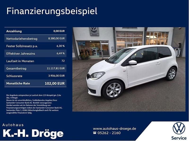 Gebraucht Skoda Citigo Ambition 75 PS (55 kW) 2018 Candyweiß Kleinwagen
