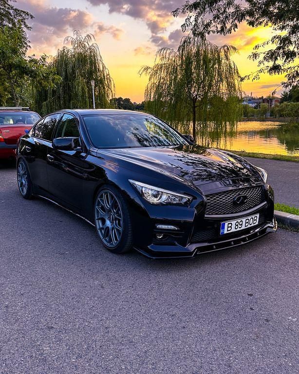 Schwarz Gebraucht 2014 Infiniti Q50 Sport Tech Limousine | 24.500 € (Guter Preis) - Bild 1/4