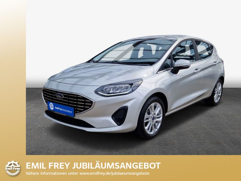Silber Gebraucht 2022 Ford Fiesta Titanium Kleinwagen | 15.417 € (Guter Preis) - Bild 1/4