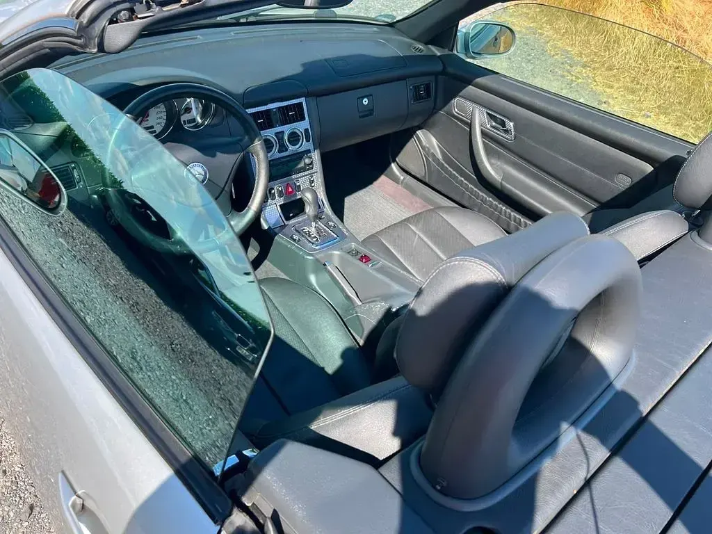 Gebraucht Mercedes SLK230 197 PS (144 kW) 2002 Silber Cabrio
