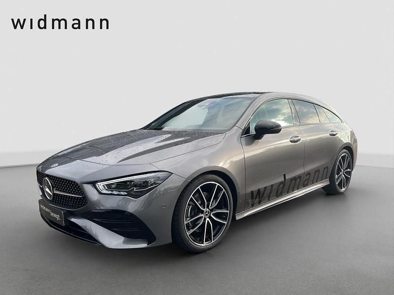 Metalliclack mountaingrau Gebraucht 2025 Mercedes CLA200 Shooting Brake Night Kombi | 47.400 € - Bild 1/4
