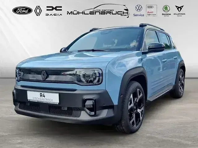 Gebraucht Renault 4 E-Tech Komfort 110 kW (150 PS) 2025 Kumulusblau, schwarzes dach SUV