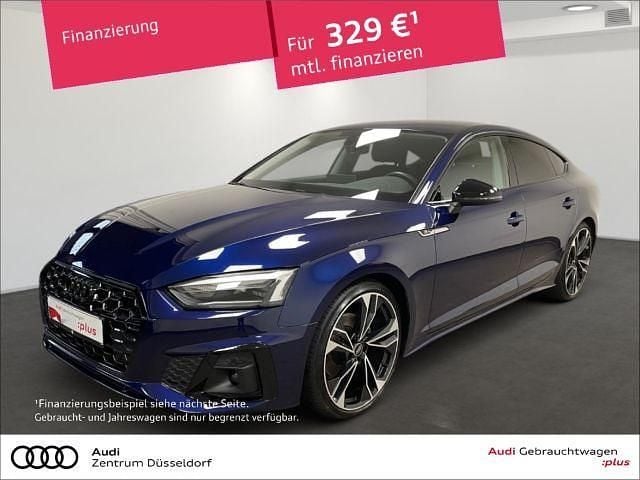 Blau Gebraucht 2023 Audi A5 Sportback S-Line Kleinwagen | 31.900 € (Superpreis) - Bild 1/3