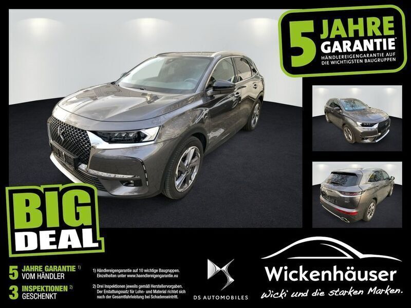 Lackierung platiniumgrau/metallic klarlack Gebraucht 2022 DS Automobiles DS7 Crossback Rivoli SUV | 36.990 € (Fairer Preis) - Bild 1/4