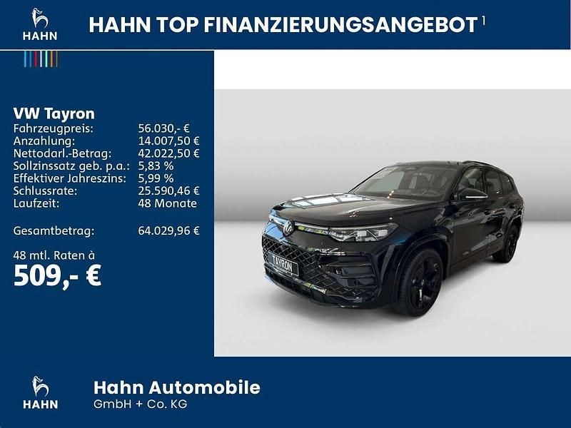 Neu VW Tayron Style 150 PS (110 kW) 2025 Schwarz SUV