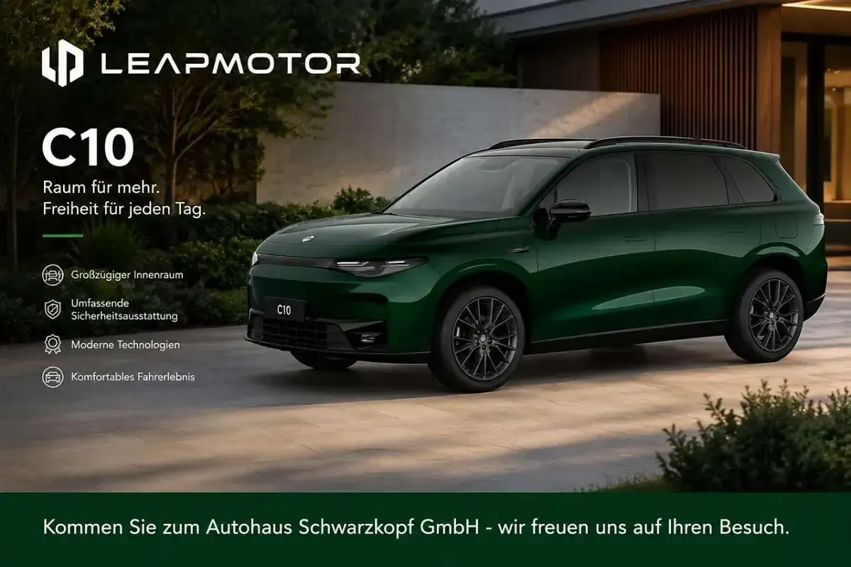 Neu Leapmotor C10 219 kW (299 PS) 2026 Glazed green SUV