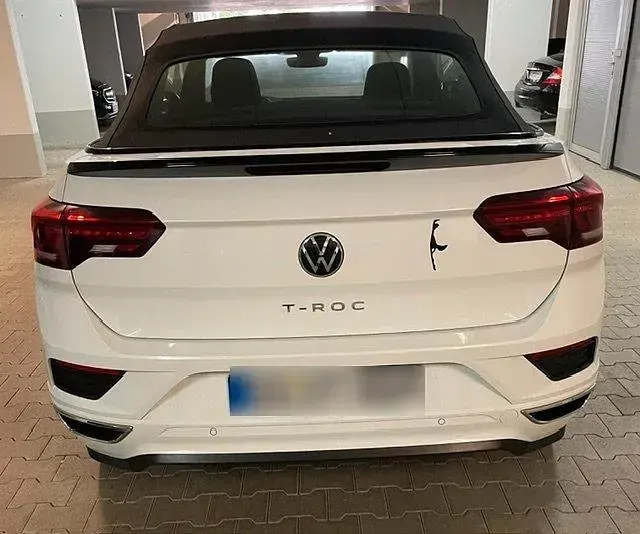 Gebraucht VW T-Roc Cabriolet 150 PS (110 kW) 2021 Weiß Cabrio