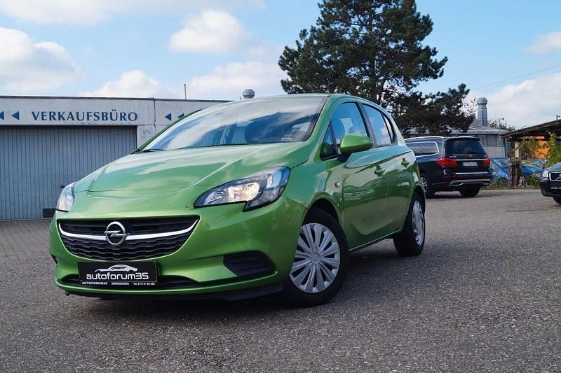 Grün Gebraucht 2015 Opel Corsa Color Edition Kleinwagen | 5.990 € (Fairer Preis) - Bild 1/4