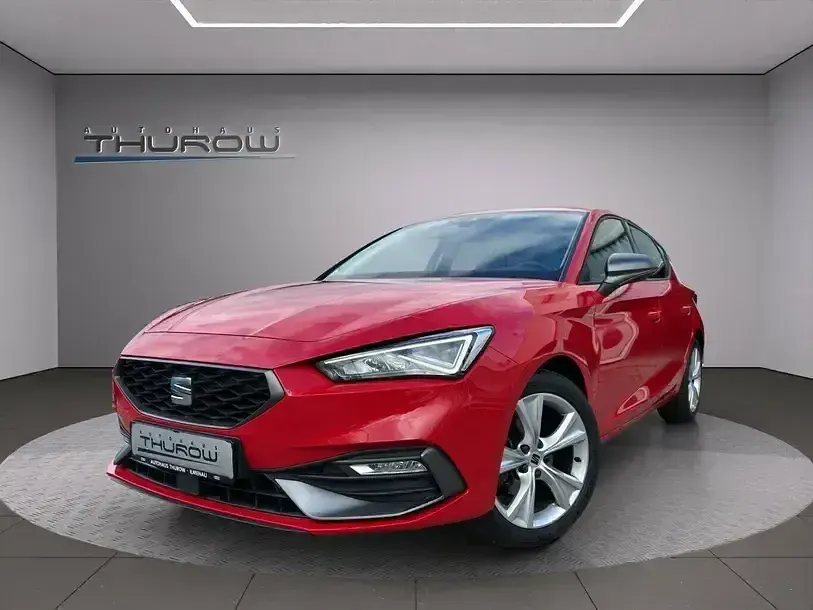 Brugt Seat Leon FR 150 HK (110 kW) 2022 Rød Sedan
