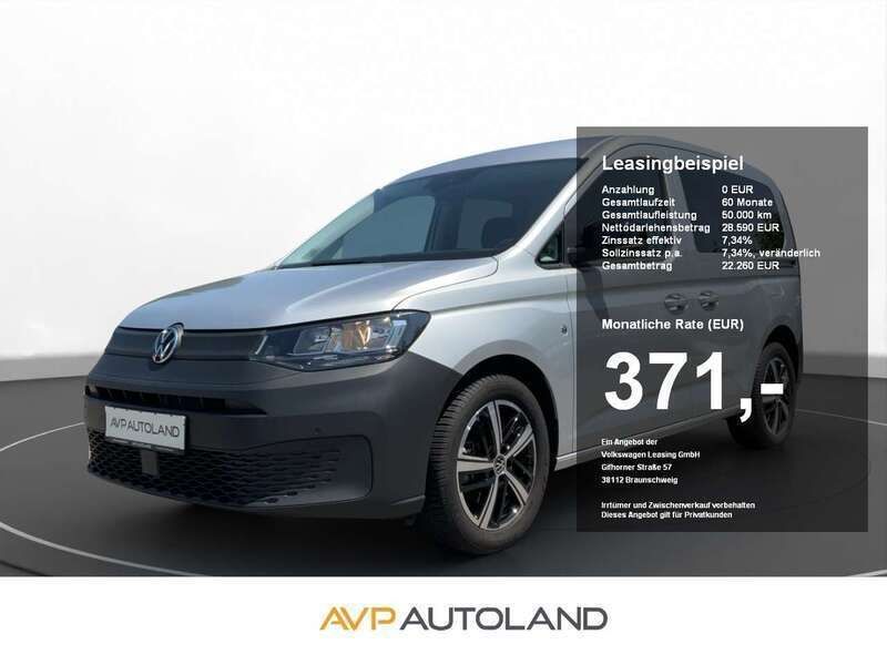 Silber Gebraucht 2023 VW Caddy Basis Van / Kleinbus | 28.589 € (Guter Preis) - Bild 1/4