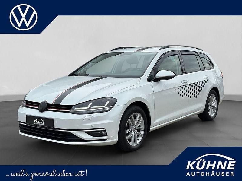Oryxweiß perlmutteffekt Gebraucht 2017 VW Golf VII Sound Kombi | 11.000 € (Fairer Preis) - Bild 1/4
