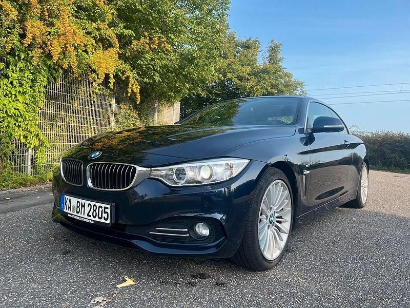 Blau Gebraucht 2014 BMW 420 Cabrio | 19.990 € (Fairer Preis) - Bild 1/4