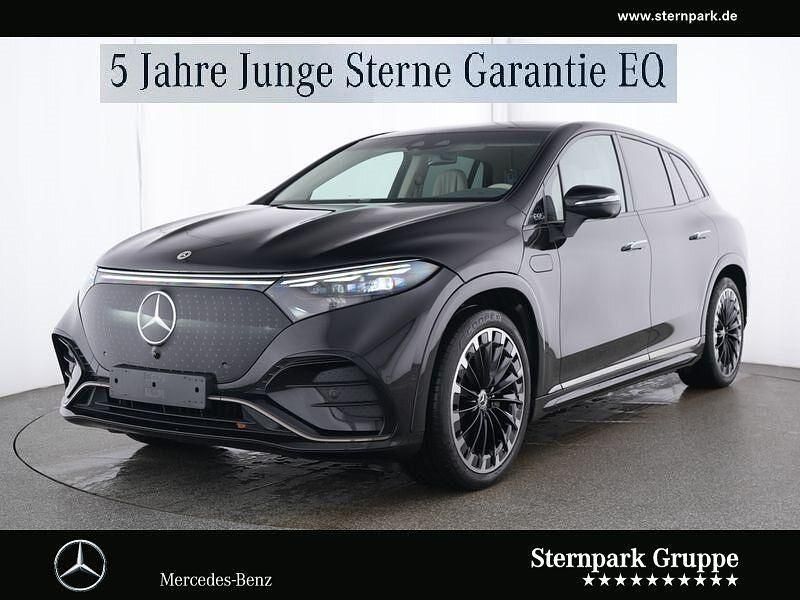 Lack obsidianschwarz Gebraucht 2024 Mercedes EQS450+ AMG Line Premium Plus SUV | 94.980 € (Teuer) - Bild 1/4