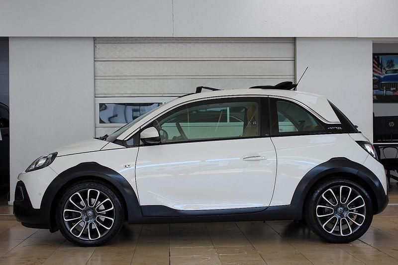 Gebraucht Opel Adam Rocks Open Air 116 PS (85 kW) 2015 Creme  weiß Kleinwagen