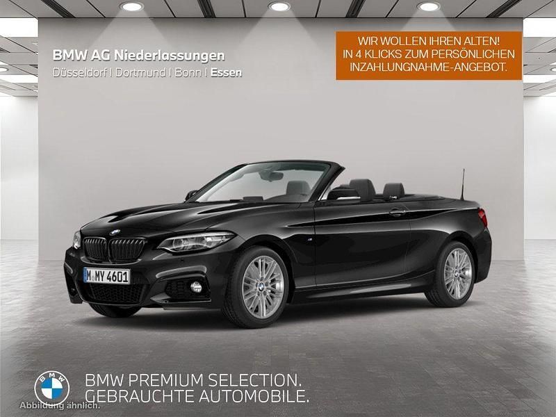 Schwarz Gebraucht 2021 BMW 220 Shadowline Cabrio | 26.990 € (Guter Preis) - Bild 1/4