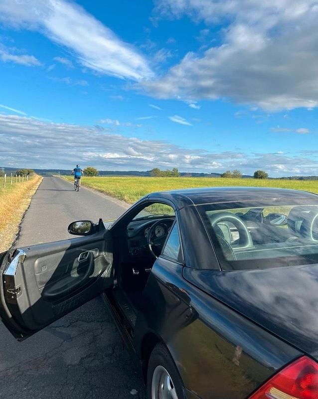 Gebraucht Mercedes SLK200 163 PS (119 kW) 2000 Schwarz Cabrio