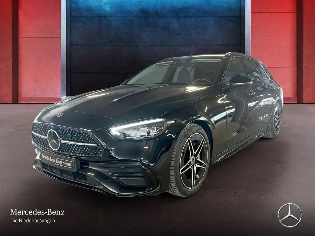 Gebraucht Mercedes C220 AMG 200 PS (147 kW) 2023 Schwarz Limousine