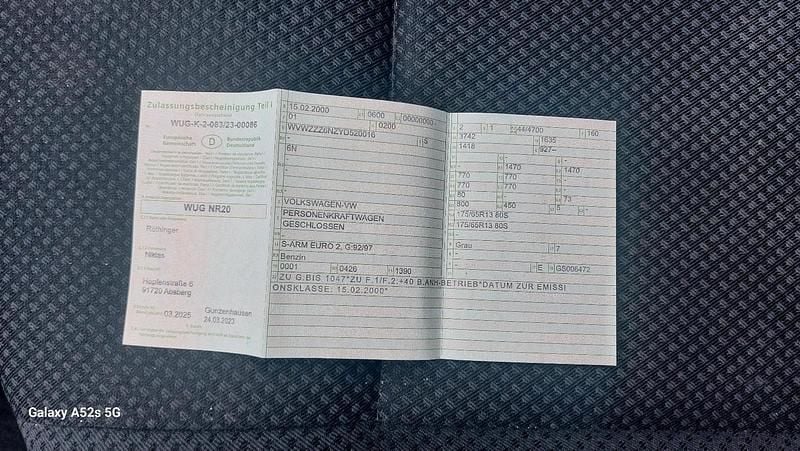 Gebraucht VW Polo 60 PS (44 kW) 2000 Grau Kleinwagen