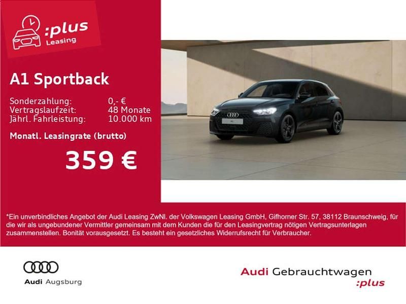 Mythosschwarz metallic Gebraucht 2025 Audi A1 S-Line Kleinwagen | 29.890 € (Etwas zu teuer) - Bild 1/4