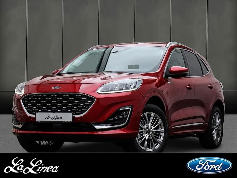 Lucidrot metallic (metallic) Gebraucht 2021 Ford Kuga Vignale SUV | 24.990 € (Fairer Preis) - Bild 1/3