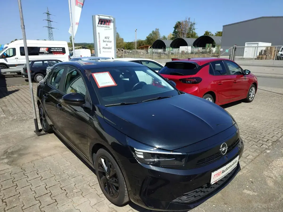 Gebraucht Opel Corsa Basis 75 PS (55 kW) 2023 Schwarz perla nera/ Kleinwagen