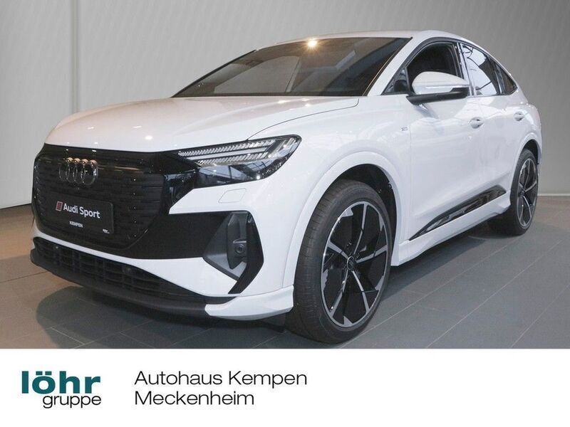 Gletscherweiß metallic Gebraucht 2024 Audi Q4 Sportback e-tron S-Line SUV | 59.990 € (Fairer Preis) - Bild 1/4