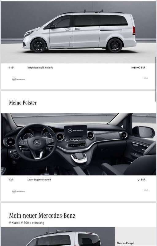 Gebraucht 2024 Mercedes V300 Avantgarde Van / Kleinbus | 89.990 € - Bild 1/2