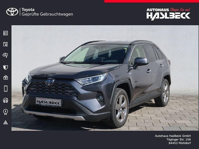 Grau Gebraucht 2019 Toyota RAV4 Hybrid Lounge SUV | 27.440 € (Guter Preis) - Bild 1/4