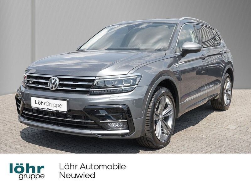 Grau Gebraucht 2021 VW Tiguan Allspace Highline SUV | 32.980 € (Guter Preis) - Bild 1/4