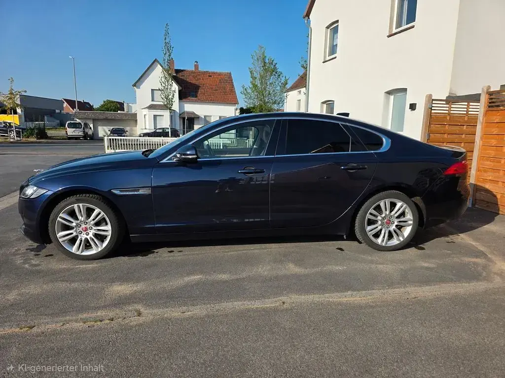 Gebraucht Jaguar XF Portfolio 250 PS (183 kW) 2017 Blau Limousine