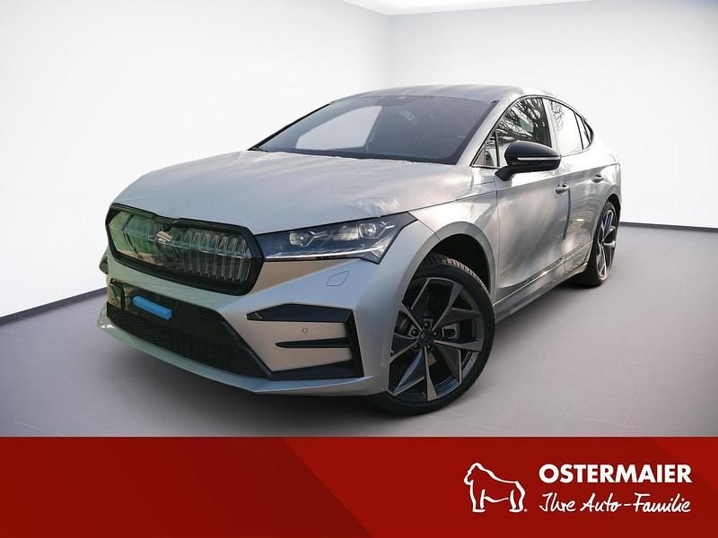 Raceblau Gebraucht 2022 Skoda Enyaq iV Suite SUV | 55.470 € - Bild 1/4