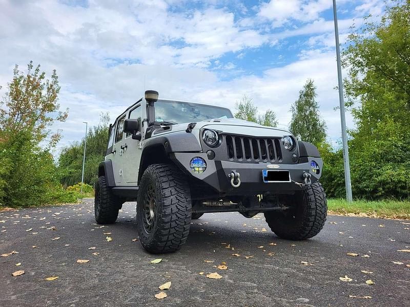Gebraucht Jeep Wrangler Unlimited Rubicon 284 PS (208 kW) 2014 Weiß SUV