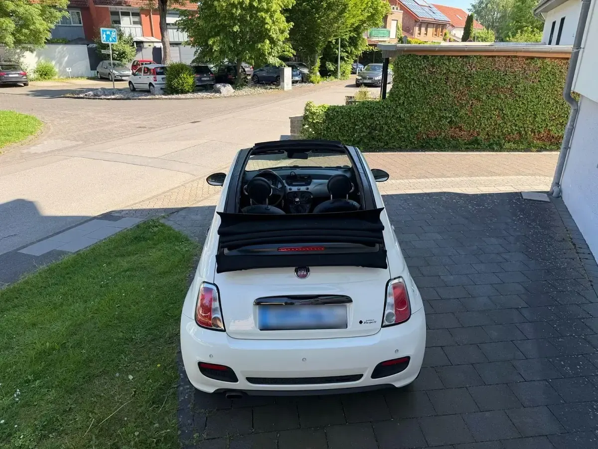 Gebraucht Fiat 500S 69 PS (50 kW) 2013 Weiß Cabrio