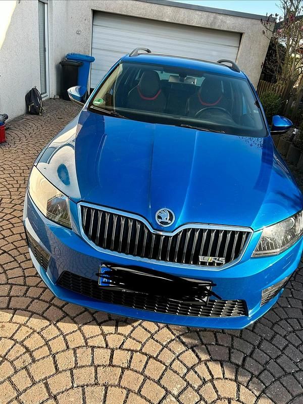 Gebraucht Skoda Octavia RS 184 PS (135 kW) 2014 Blau Kleinwagen