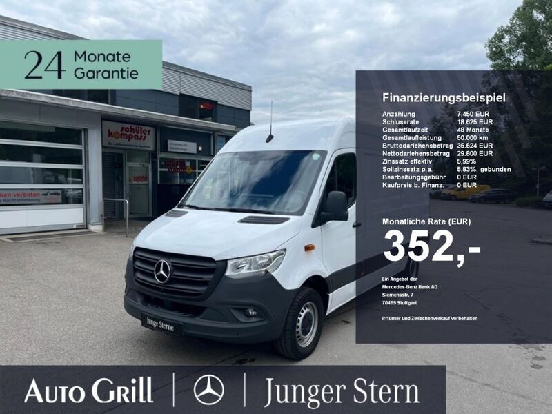 Weiss Gebraucht 2023 Mercedes Sprinter Van | 39.549 € (Fairer Preis) - Bild 1/4