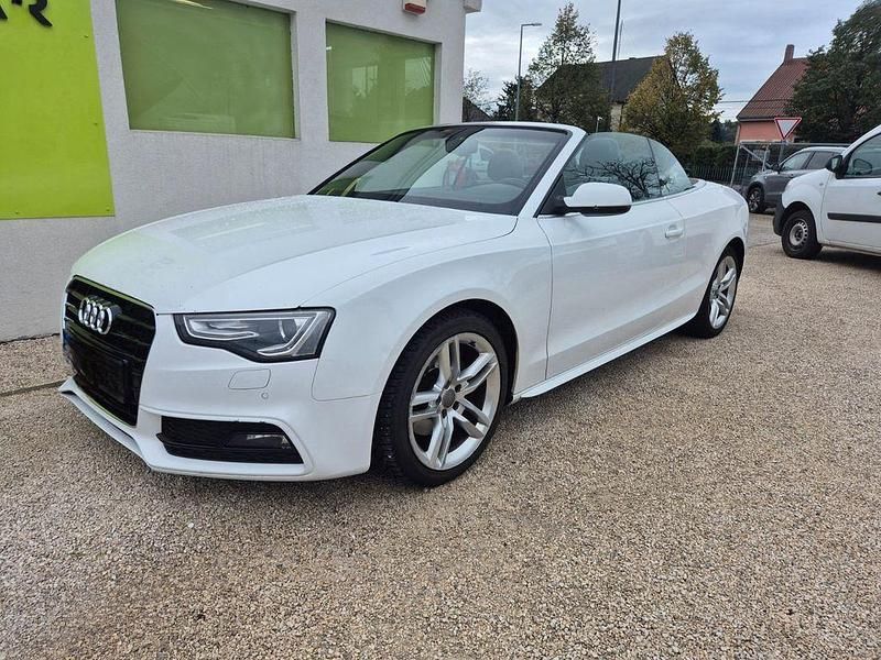 Weiß Gebraucht 2014 Audi A5 Cabriolet S-Line Cabrio | 10.200 € - Bild 1/4