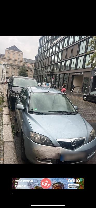 Gebraucht Mazda 2 80 PS (58 kW) 2006 Blau Kleinwagen