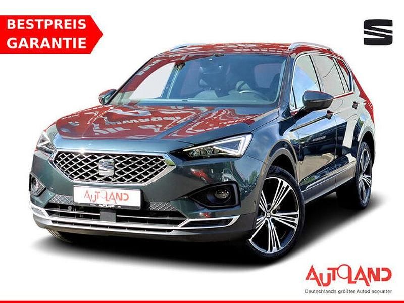 Camouflage grün (metallic) Gebraucht 2019 Seat Tarraco XCELLENCE SUV | 31.490 € (Etwas zu teuer) - Bild 1/4
