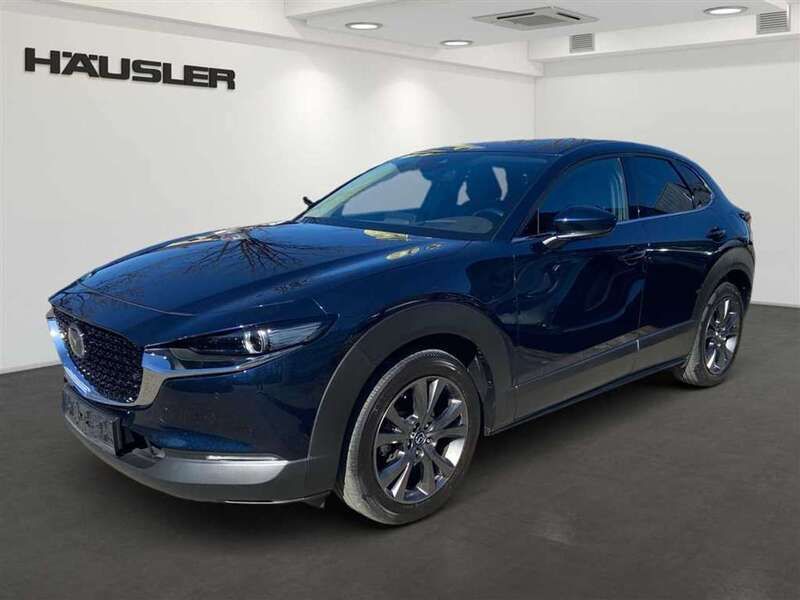 Deep crystal blue Gebraucht 2022 Mazda CX-30 Selection SUV | 21.990 € (Guter Preis) - Bild 1/4